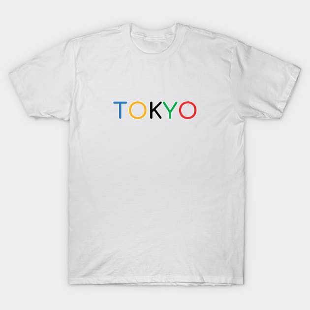 TOKYO 5 colors T-Shirt by brightnomad